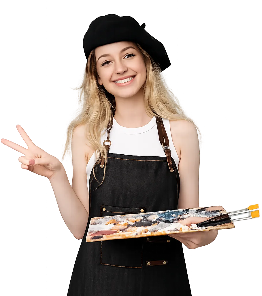 painter girl